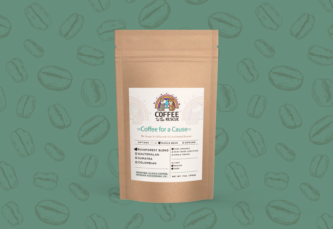 Organic Rainforest Blend - Whole Bean - 11 oz